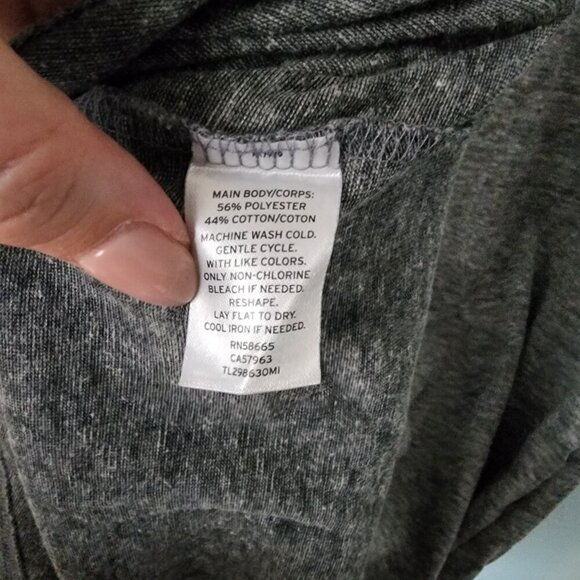 Leith Dress Womens Small Sleeveless Bodycon Ruched Tank Gray - Picture 5 of 5